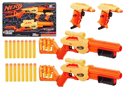 Набір бластерів Hasbro Nerf Alpha Strike Battalion Set (E8444) (630509889617)
