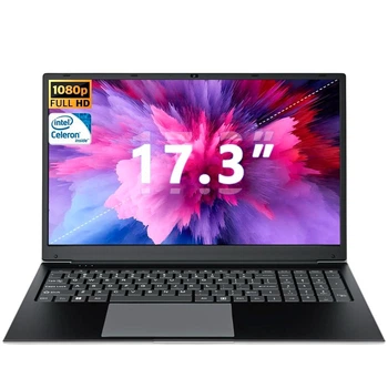 Ноутбук SGIN Laptop, 17.3", Intel Celeron N 4000 Series, 8 GB, Black / 512GB SSD (Grade B) - Б/В