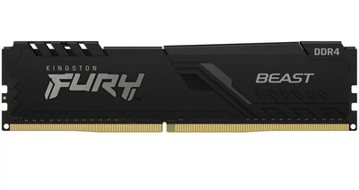 Модуль пам'яті Kingston Fury DDR4 8Gb Beast 3200 MHz Black (KF432C16BBK2/16 (1 of 2 )) Б/в