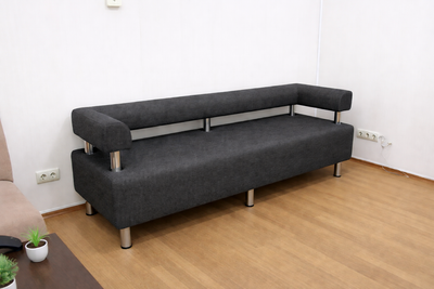 Диван офісний BNB IRIS 160 см сірий багама 34