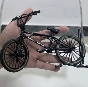 Модель BMX велосипеда 1:8 фінгербайк Чорний (0623)