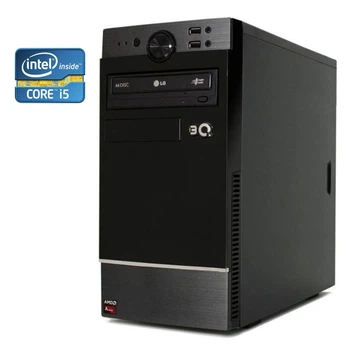 ПК 3Q Tower / Intel Core i5-2500 (4 ядра по 3.3 - 3.7 GHz) / 8 GB DDR3 / 320 GB HDD / Intel HD Graphics 2000 / 400W б/у