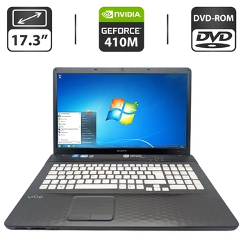 Ноутбук Sony Vaio EJ2M1E / 17.3" (1600x900) TN / Intel Core i5-2430M (2 (4) ядра по 2.4 - 3.0 GHz) / 8 GB DDR3 / 640 GB HDD / nVidia GeForce 410M, 1 GB GDDR3, 64-bit / WebCam / DVD-ROM б/у