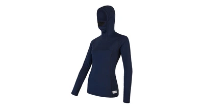 Термокофта жіноча Sensor Merino DF LS SW11M-deep-blue-S S синя