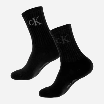 Набір жіночих шкарпеток високих Calvin Klein 701229467-001 35-38 2 пари Чорний (8720245649322)