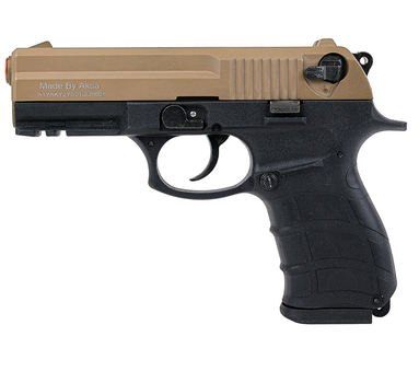 Шумовой сигнальный пистолет Aksa Arms AK15 CC-02 калибр 9 мм PAK (Beretta PX4 Storm) Tan/Black