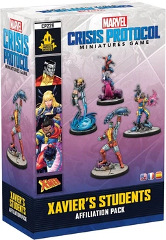 Dodatek do gry planszowej Atomic Mass Games Marvel: Crisis Protocol Uczniowie Xaviera – pakiet przynależności (edycja międzynarodowa) (841333129569)