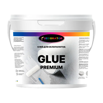 Клей для приклеевания стеклополотна TM DECORATOR Glue Premium 5кг
