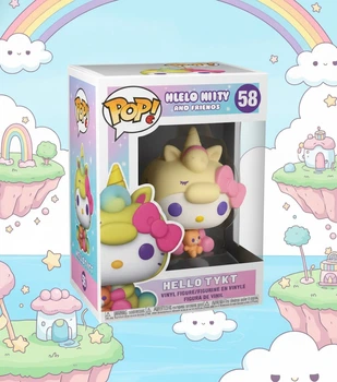 Фигурка Привет Китти Хеллоу Китти Hello Kitty Pop Поп детская игрушка 10 см №58