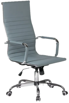 Офісне крісло Sofotel 2126 Tokio шкіряне Сіре (5902854510061)