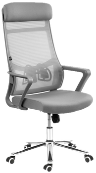 Офісне крісло Sofotel 240402 Brema з мікросіткою Сіре (5903890619978)