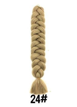 Канекалон Ultra BRAID-X-pression premium 24#XP довгий однотонний холодний бежевий термостійкий метровий довжина 100см Вага 165грам
