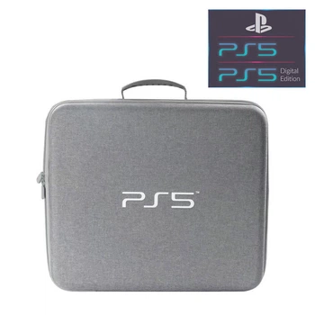 Дорожная сумка-кейс для переноски консоли Sony PlayStation PS5 / PS5 Digital Edition / два геймпада DualSense / игровые приставки / водонепроницаемый материал