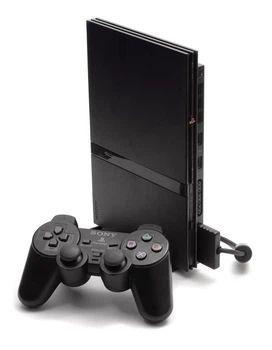 Игровая консоль Sony PlayStation 2 SLIM Black SCPH-77008, Б/У