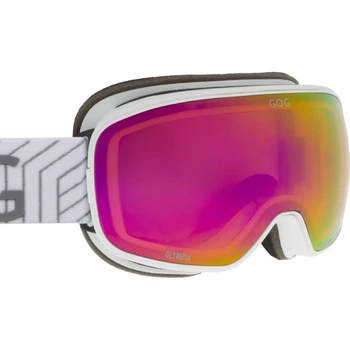 Лыжные очки GOG Olympia Cat. 2 matt white/reflex pink Uni (100086734)