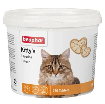 Вітаміни Біфар для котів Кітіс Таурин + біотин таб № 750 Beaphar