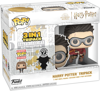 Zestaw figurek Funko Pop! Harry Potter Tripack z figurką-niespodzianką + brelok 92573 (889698925730)