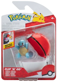 Фігурка Jazwares Pokemon Clip N Go Squirtle з Poke Ball (PKW3636) (191726709787)