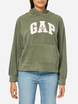 Худі тепле жіноче GAP 298149913 XL Зелене (1159851396)
