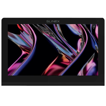 Відеодомофон Slinex Nexo 10 IPS сенсорний (16:9) 1024×600 MicroSD до 128 ГБ Чорний