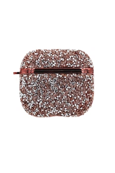 Чохол для гарнітури AirPods 4 Bling World Grainy Diamonds Pink