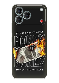 Силиконовый чехол для ZTE Blade V80 Design - It's Not about Money