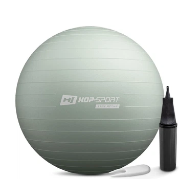 Фітбол Hop-Sport 65см шавлієвий + насос