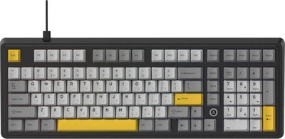 Клавіатура Ajazz AK980 MAX Magnetic switches Black Gray Yellow (AK980-MAX-M-BGY)
