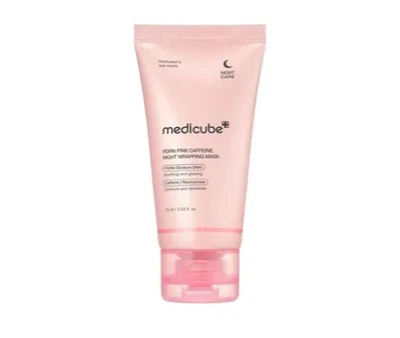 Нічна маска-плівка з полінуклеотидами та кофеїном Medicube PDRN Pink Caffeine Night Wrapping Mask, 75 мл