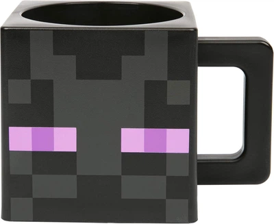 Чашка майнкрафт кружка minecraft эндермен enderman подарок мальчику и девочке геймеру ребенку сувенир черная
