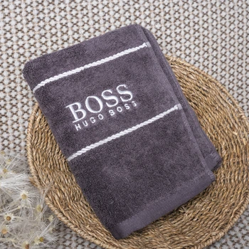 Полотенца банные BOSS 140*70 см Темно-серый 89044