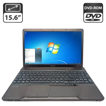 Ноутбук Sony VPC EB1C5E / 15.6" (1920x1080) TN / Intel Core i5-520M (2 (4) ядра по 2.4 - 2.9 GHz) / 8 GB DDR3 / 500 GB HDD / AMD Radeon HD 5650, 1 GB GDDR3, 128-bit / WebCam / DVD-ROM б/у