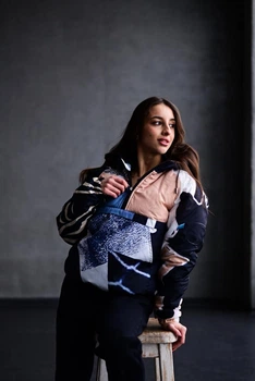 Анорак утеплений S Комбінований (85-004)