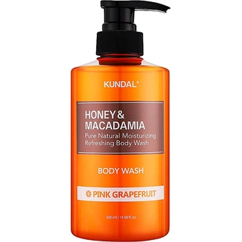 Гель для душу з медом та макадамією KUNDAL Pink Grapefruit 500мл