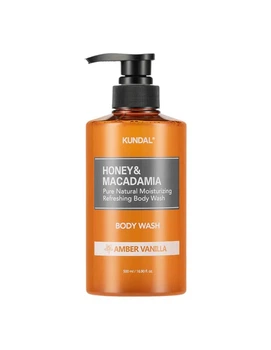 Гель для душу з медом та макадамією KUNDAL Amber Vanilla 500мл