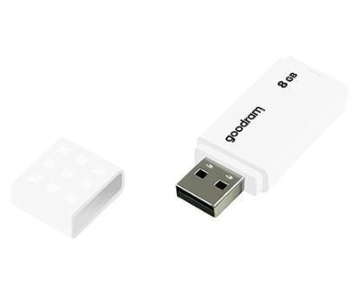 Флеш накопичувач USB 8Gb Goodram UME2, білий, USB 2.0, до 20/5 МБ/с (UME2-0080W0R11)