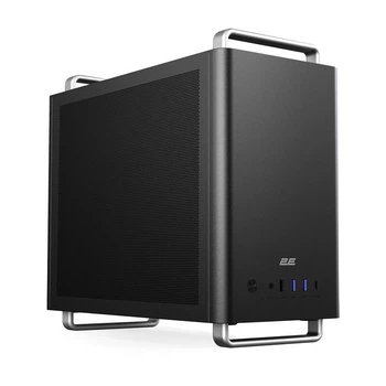 Корпус 2E Credo V300B Mesh, черный, без БП, Mini Tower, для Micro ATX / Mini ITX, 1xType-C / 2xUSB 3.0 / 1xUSB 2.0, макс. CPU -