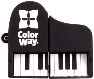 Флеш накопичувач USB 32Gb ColorWay 'Piano', чорний, USB 3.0 (CW-USBPO32)