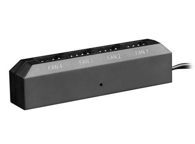Контроллер для управления вентиляторами DeepCool FH-04, черный, 4x4-pin PWM, питание 4-pin (DP-F04PWM-HUB)