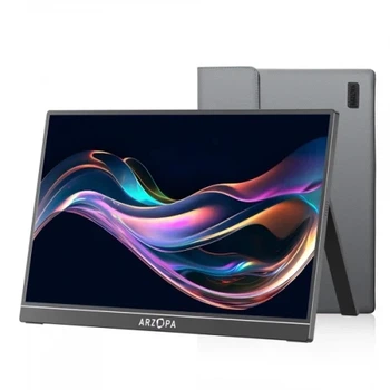 Монітор 16.1' Arzopa G1 Game + Case (Z1FC), чорний, LED, IPS, 1920x1080, 16:9, 14 мс, 144 Гц, 300 кд / м?, 1200:1, 85 ° / 85 °,