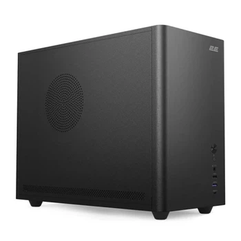 Корпус 2E Credo V350B, чорний, без БП, Mid Tower, для Micro ATX/Mini ITX, 1xType-C/1xUSB 3.0/1xUSB 2.0, макс. CPU - 165 мм /