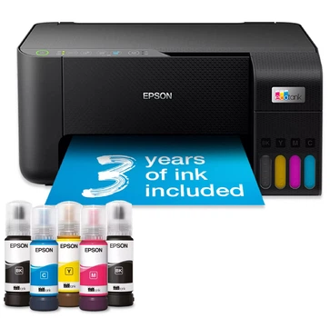 МФУ струйное цветное A4 Epson L3270, черный, WiFi, 5760х1440 dpi, до 33/15 стр/мин, USB, встроенное СНПЧ, чернила Epson 103