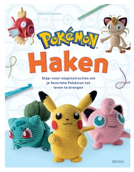 Książeczka Deltas Pokemon hobby book do szydełkowania (9789044764963)