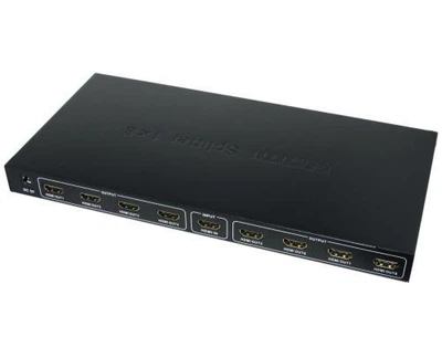 Разветвитель HDMI сигнала, Atcom, черный, на 8 портов HDMI V1.4, до 25 м (7688)