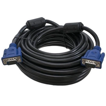 Кабель VGA (M) - VGA (M), 10 м, чорний, Patron (PN-VGA-VGA-10М)