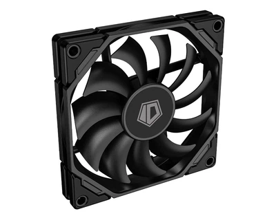 Вентилятор 92 мм, ID-Cooling TF-9215-K, чорний, 92x92x15 мм, до 2800 об/хв, до 35.2 дБ, 4-pin PWM, гідравлічний підшипник
