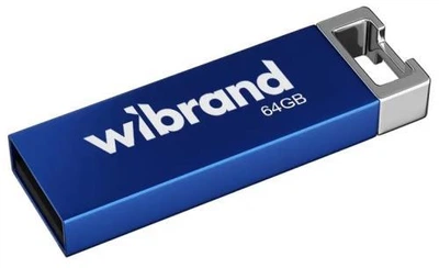 Флеш накопитель USB 64Gb Wibrand Chameleon, синий, USB 2.0 (WI2.0/CH64U6U)