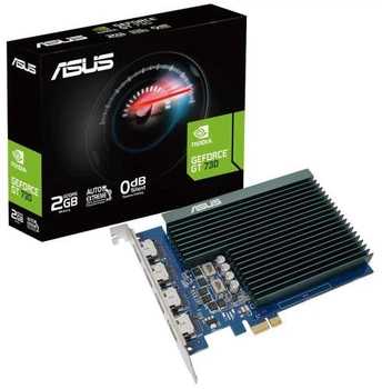Видеокарта GeForce GT730, Asus, 2Gb GDDR5, 64-bit, 4xHDMI, 927/5010 MHz, Silent (GT730-4H-SL-2GD5)