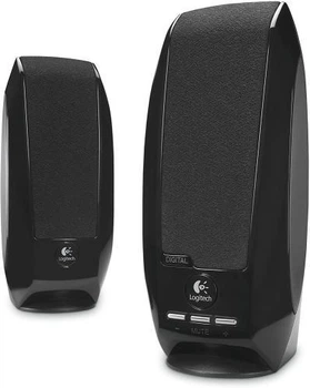 Колонки 2.0 Logitech S150, черный, 1.2 Вт, USB (980-000029)