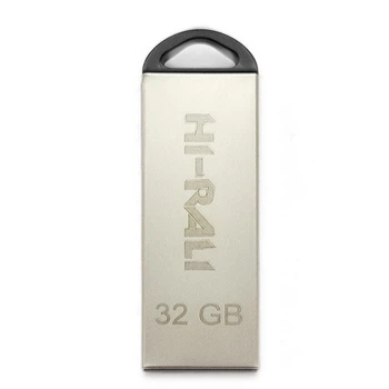 Флеш накопитель USB 32Gb Hi-Rali Fit, серебристый, USB 2.0 (HI-32GBFITSL)
